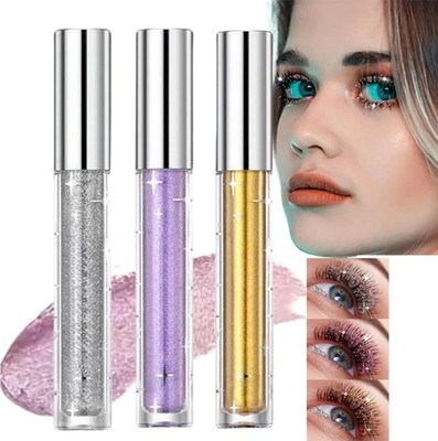 Glitter Shimmer Colored Mascara, 3 Color Diamond Mascara Waterproof, 3 Stück - UK