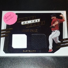 Panini 2021 Absolute Tools of the Trade 2 Swatch Relic Aaron Civale TT2-AC