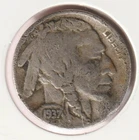 1937 US Indian Head Buffalo Nickel FULL DATE Rare 89 Year Old Collection Coin