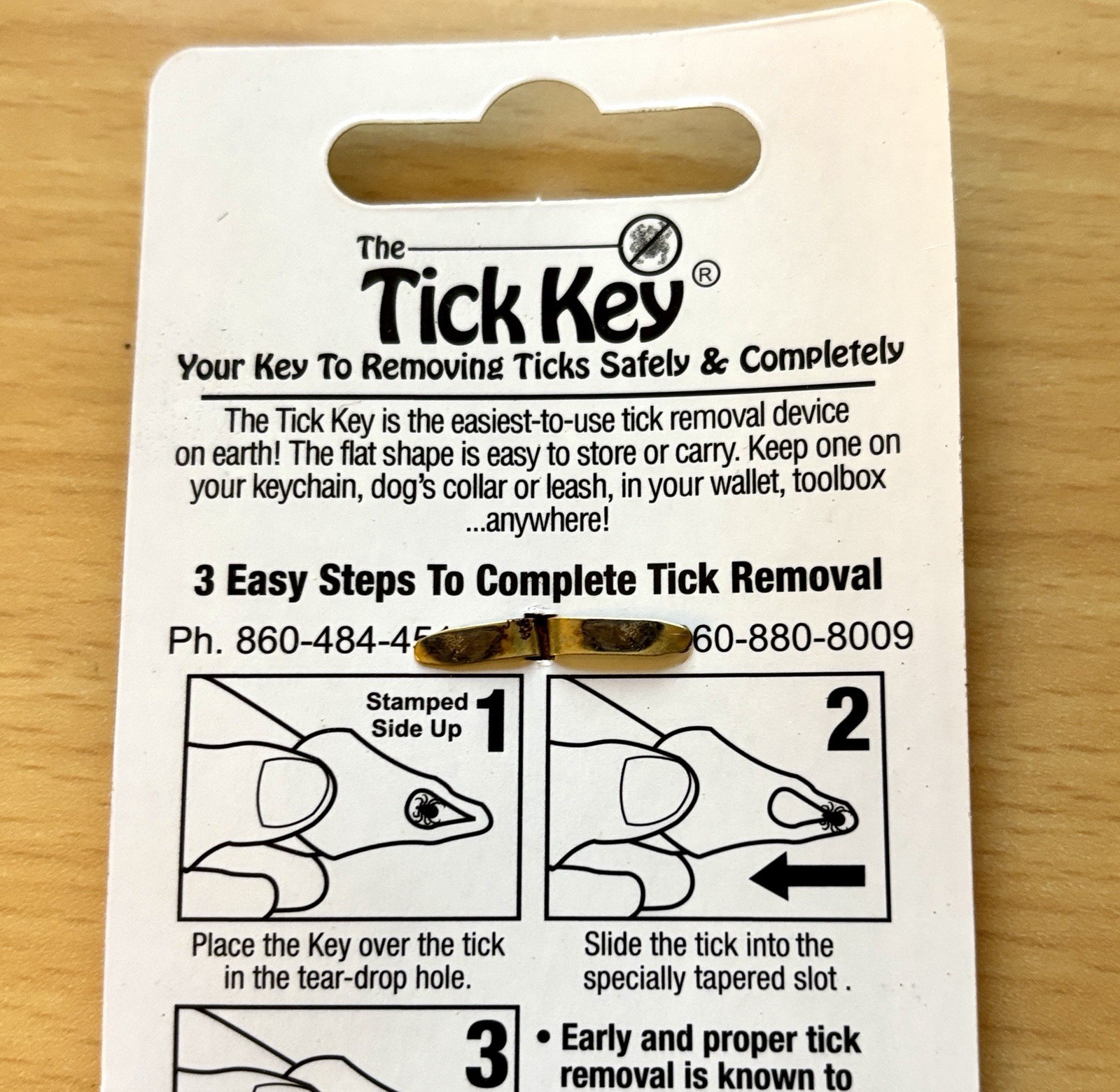 Aluminum Tick Removal Tool Dog Cat Pet Hunting Red USA Safe Complete Outdoors