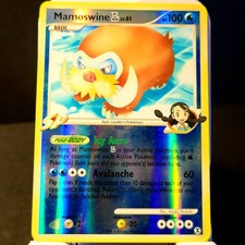 Mamoswine 27/111 Reverse Holo Pokemon Card Platinum Rising Rivals 2009 NM