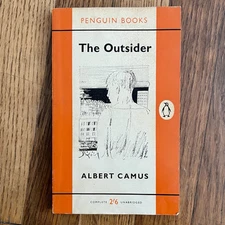 The Outsider by Albert Camus 1942 Vintage Paperback Penguin Books 1961 1518