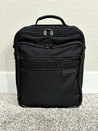 BRIGGS & RILEY ‘Travelware’ Black Nylon Crossbody / Weekender Bag