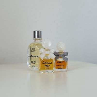Vintage Set Grès by Cabochard Parfum - 0,7ml, 1,8ml, 6,9ml - rare