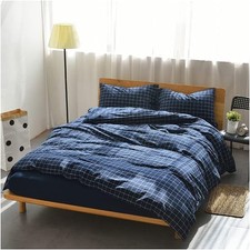 100 Washed Cotton Duvet Cover for Weighted Blanket 60x80