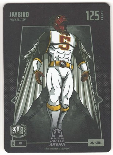 JAYDEN DANIELS Jaybird 2025 BO JACKSON BATTLE ARENA ALPHA UPDATE Steel COMMANDER