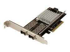 Startech 10G Network Card 2x 10G Open SFP Multimode LC Fiber PEX20000SFPI