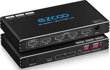 EZCOO, AVSTAR  AV-SP14HA21 8K HDMI 2.1 Splitter Scaler 1X4, 4K@120Hz VRR HDR10+