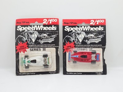 Vintage 1980's East West Speed Wheels Series III Indy Race Car Die-Cast Set of 2