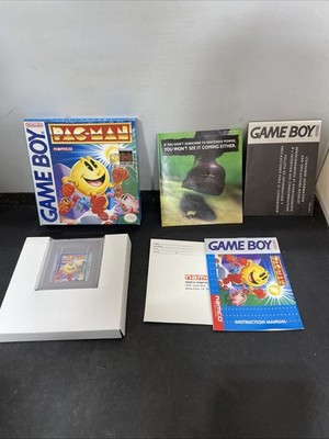Game Boy Pac Man, Cartridge, Case, Manual, Original Box - Brand New