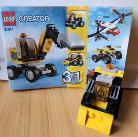 LEGO Creator #31014 3 In 1 Digger Dump Truck Bulldozer Complete w/ Instructions