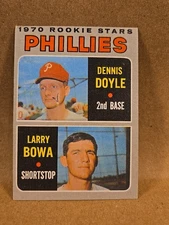 1970 Topps Baseball #539 Philadelphia Phillies Rookie Stars Larry Bowa & Doyle 