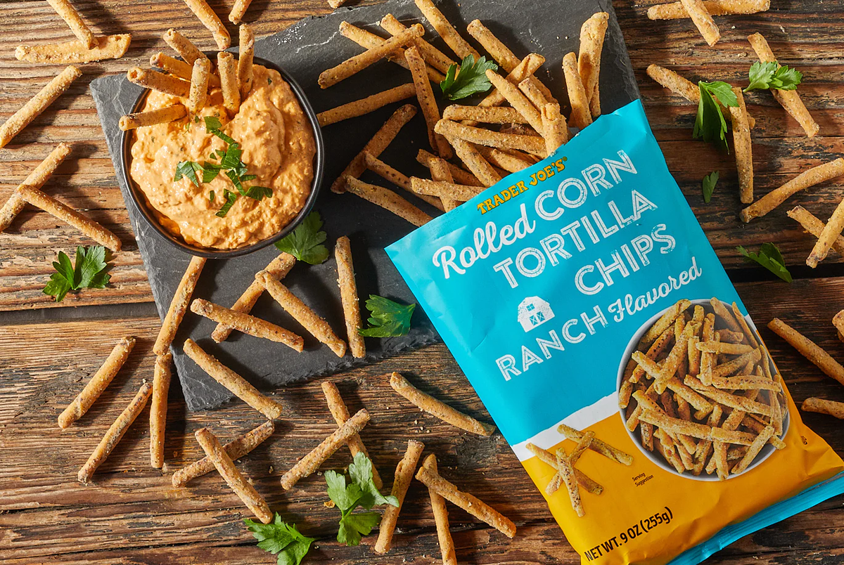 2-Pack Trader Joe's Ranch Flavored Rolled Corn Tortilla Chips | eBay