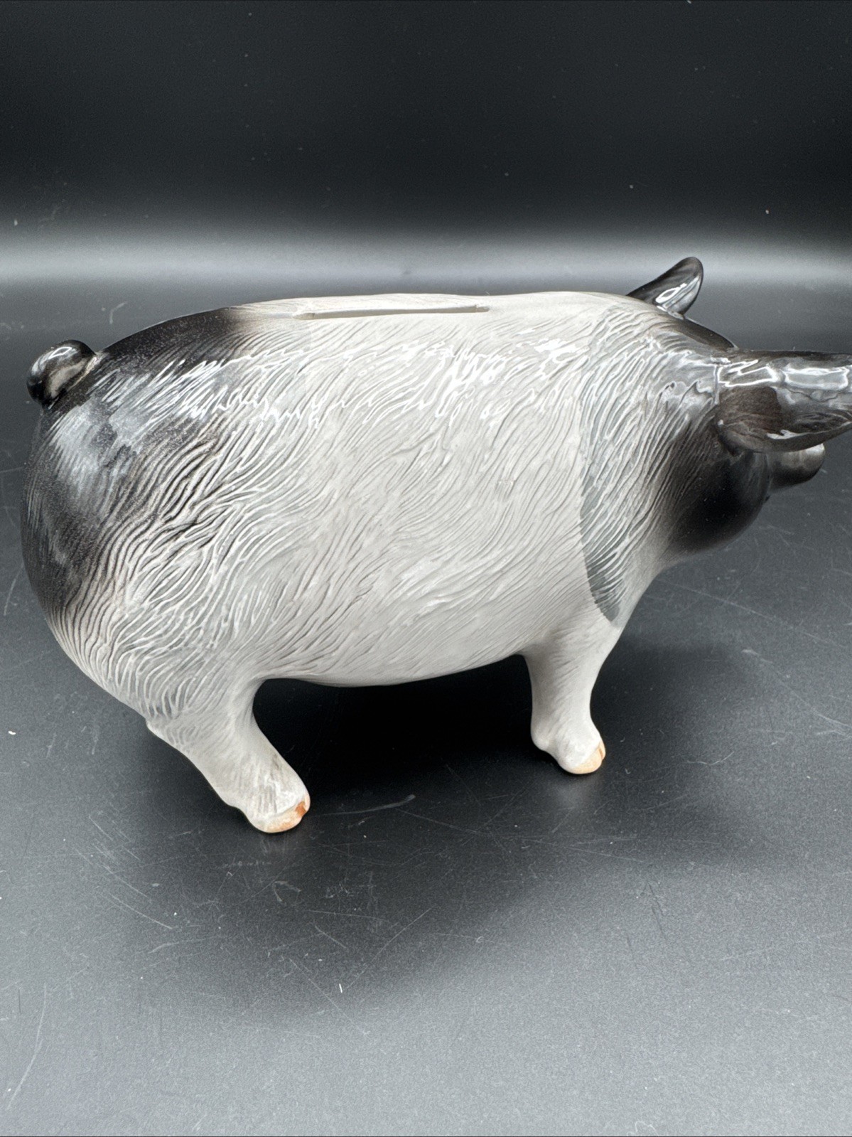 Vintage Otagiri Japan Piggy Bank / Cool Swear Jar! Ceramic Hand Painted See Pic