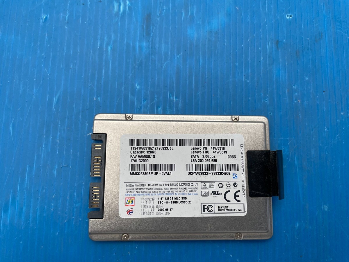 Lenovo 41W0518 1.8'' 128GB MLC SSD 41W0519 | eBay