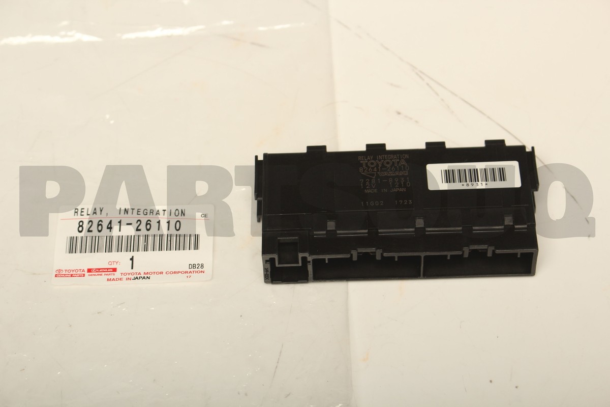 通貨 8264126110 Genuine Toyota RELAY, INTEGRATION NO.1 82641-26110 | eBay
