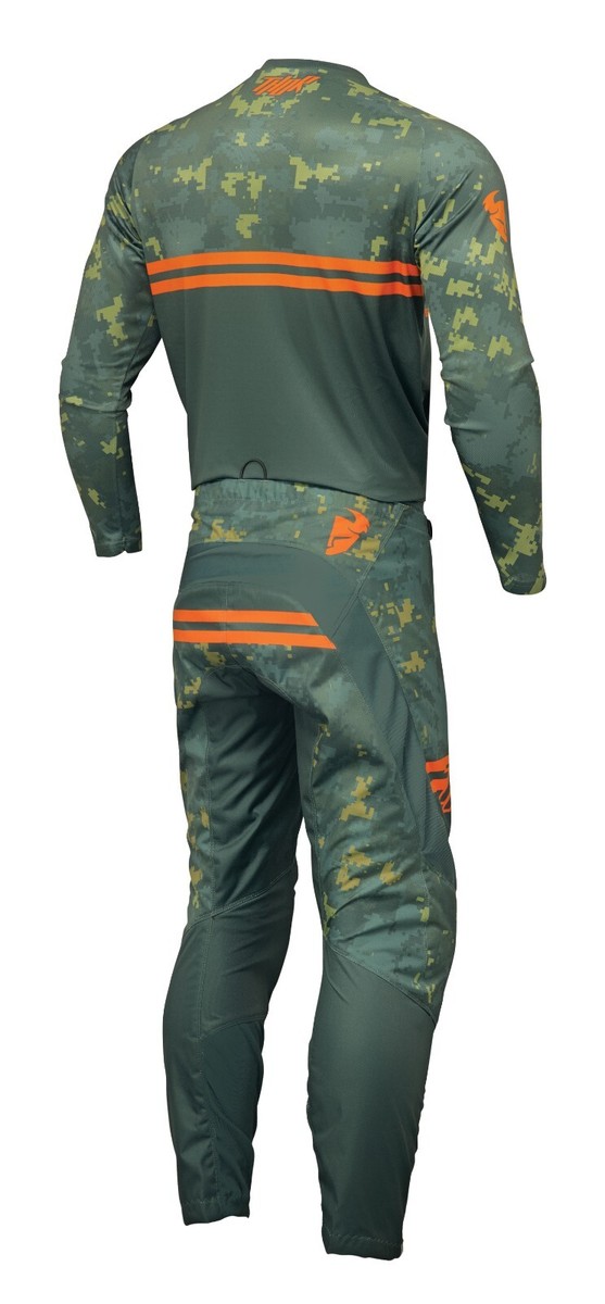 Thor MX Sector Digi Camo / Checker Jersey & Pant Combo Set ATV
