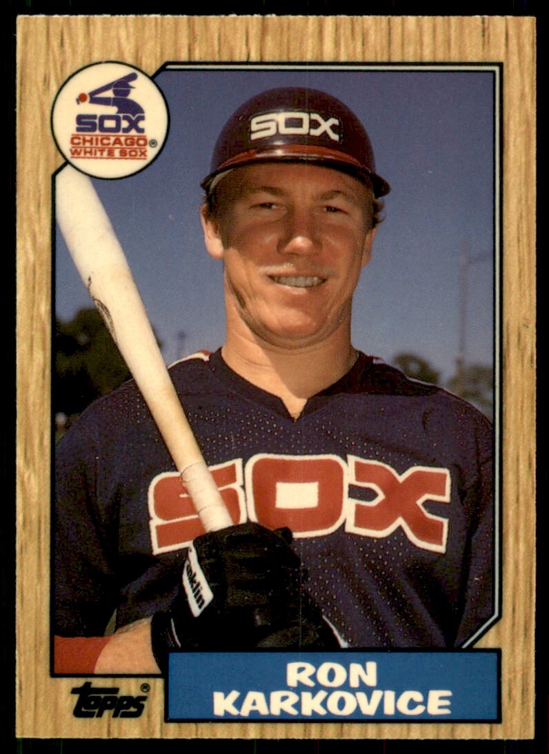 1987 Topps Tiffany Ron Karkovice RC Chicago White Sox #491