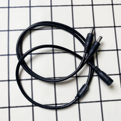 Two DC Connector Power Supply Cord for Nanlite PavoTube 30C 4KIT LED Tube Cable