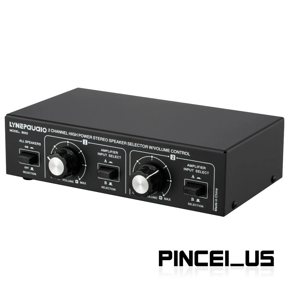 2 channel speaker selector with sale volume control
