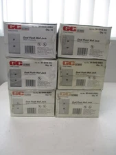 GC ELECTRONICS CAT 30-8449-00BU DUALFLUSH WALL JACK 4 CONDUCTOR WHITE LOT OF 60