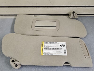 🔥03-06 Chevy Silverado GMC Sierra Driver Passenger Sun Visor OEM