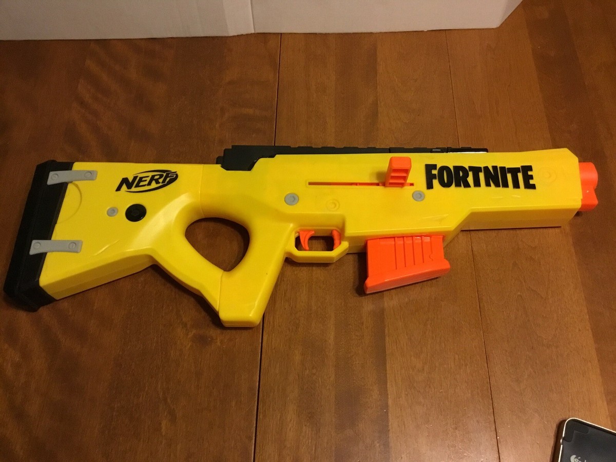 Fortnite Legendary Pistola De Fortnite Amarilla NERF Fortnite