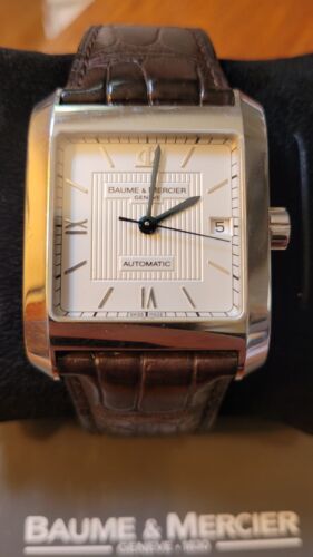 Magnifique montre automatic Baume & Mercier Hampton Square XL coffret d'origine - Photo 1/10