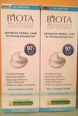 2 Biota Botanicals Advanced Herbal Care Foaming Serum For Thinning