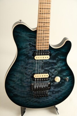 MUSIC MAN AXIS Yucatan Blue USA製 MUSIC MAN Axis Yucatan Blue Quilt 2024 Electric Guitar | eBay