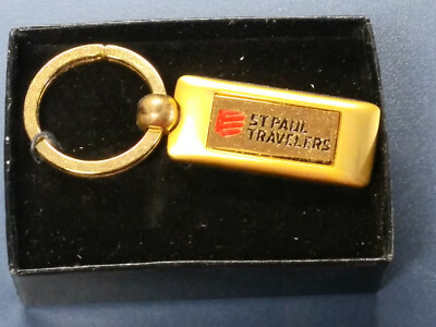 Vintage St. Paul Travelers Insurance Collectible Keychain