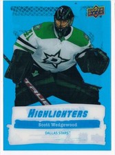 2022-23 UPPER DECK HIGHLIGHTERS BLUE SCOTT WEDGEWOOD DALLAS STARS #HL-12