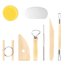 XDT Art Supplies Clay&Pottery Modeling Sculpting Tools 8Pc Model Kit Sculpture
