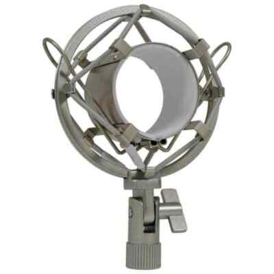 Microphone Shock Mount Mic Holder for 42 - 47mm Condenser Mics - Anti-Vibration