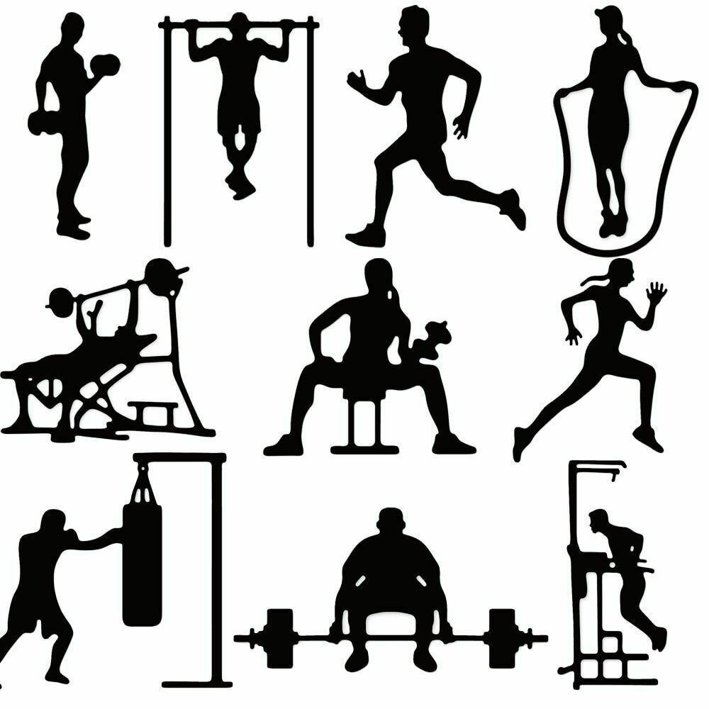 Metal Cutting Dies Running Exercise Scrapbooking Paper Cards DIY Crafts |  eBay