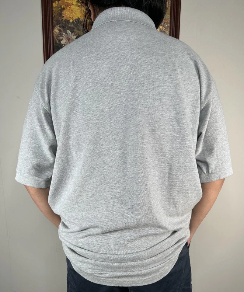 Uniforme Escolar Dickies Piqué Polo Top Joven Adulto XL Gris Manga Corta Foto 3 de 4