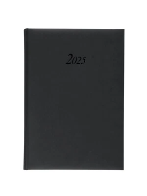 STYLEX SCHREIBWAREN Wochenplaner 2025 / Buchkalender / Größe: 17,2x24cm / Farbe: schwarz