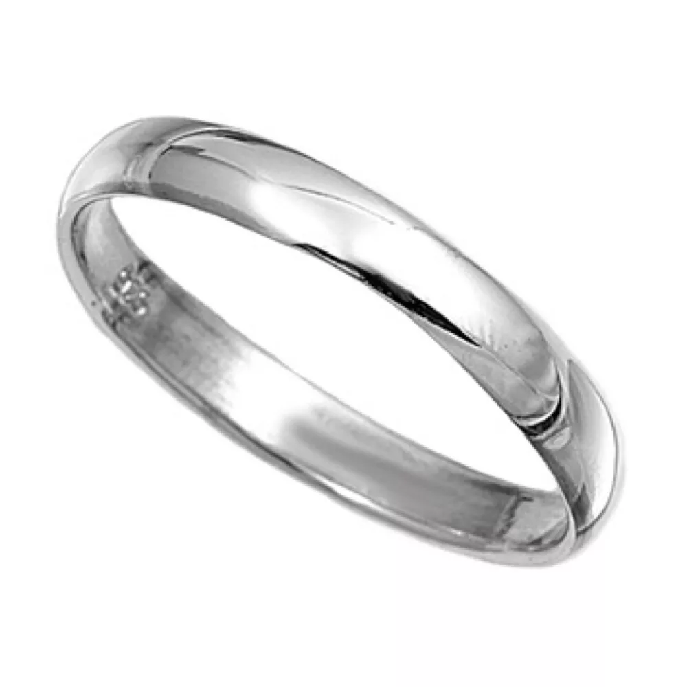 Barbed Wire Solid 925 Sterling Silver & Black Oxidized Plain Ring Wedding  Band