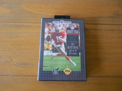 LOTE 2 Juegos Sega Genesis - Joe Montana Fútbol 93/ Tommy Lasorda Béisbol - Imagen 2 de 7