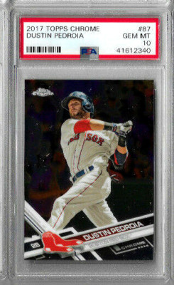 2017 Topps Chrome Dustin Pedroia PSA 10 | eBay