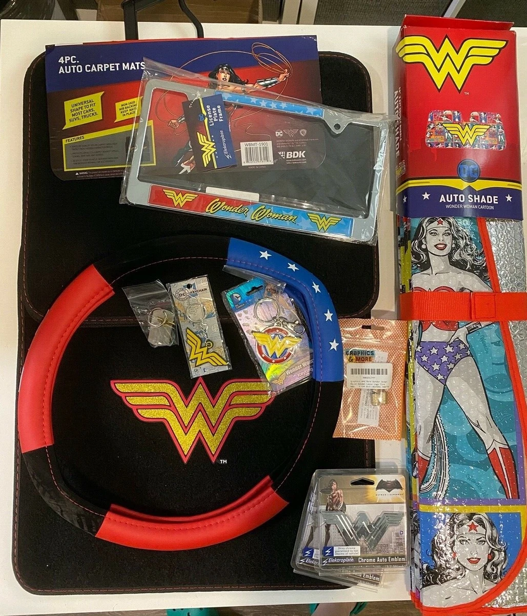 Huge lot of Wonder Woman car accessories eBay