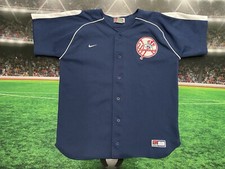 Nike Derek Jeter 2 New York Yankees Youth Jersey Sz XL 18/20 Preowned Blue