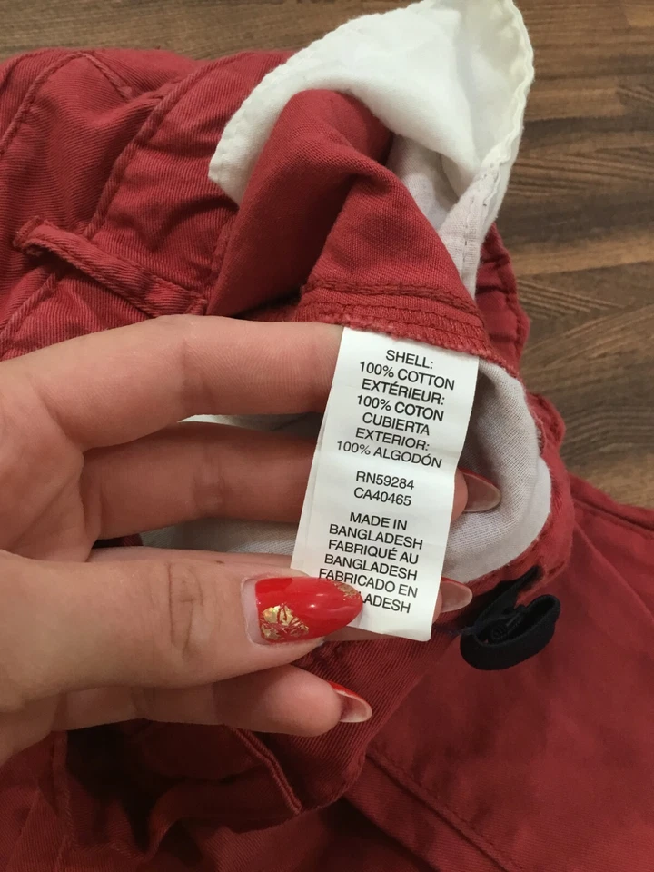 The Children’s Place Girls Color Rojo Coral Talla 6 Foto 2 de 4