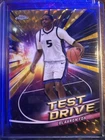 2024 Topps Chrome Basketball Gold Refractor De'Aaron Fox #TD-19 CGC AUTH