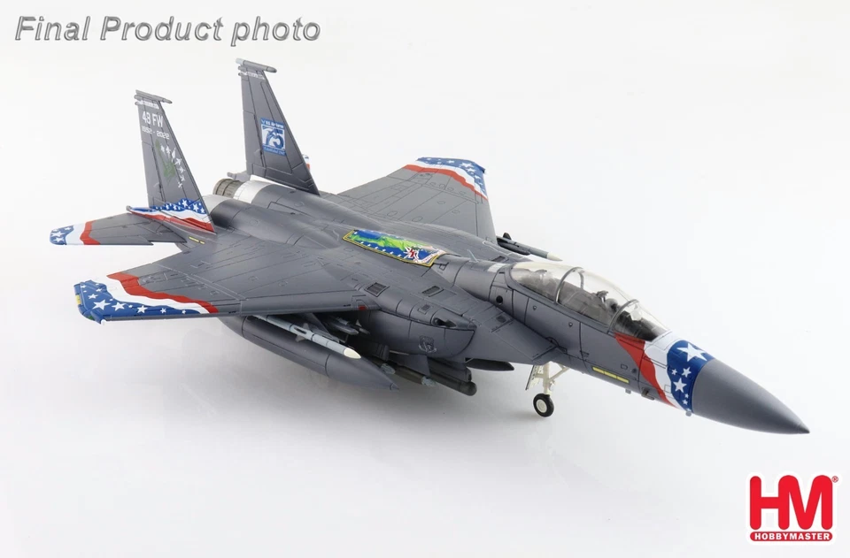 Hobby Master 1/72 HA4539 F-15E Strike Eagle USAF 48th FW Liberator, Lakenheath - Immagine 3 di 4