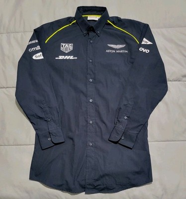 Guardsman Aston Martin Baumwollhemd 15'' Kragen Medium James Bond Langarm