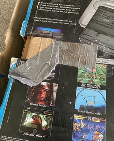 Sega CD Console Model 2 MK-4102 With Box & Manual Untested