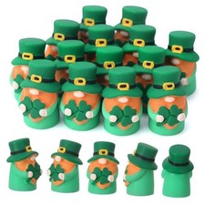 50 Pcs St Patrick's Day Decorations Gnomes, Cute Irish Mini Gnomes Figurines,