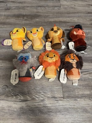 Set Of 7 Lion King Itty Bittys (Scar, Mufasa, Nala, Simba, Timon, Pumba, Rafiki)