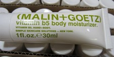 Lot of 6, MALIN GOETZ Vitamin B5, Body Moisturizer, Travel Sized, 1.0 fl oz each